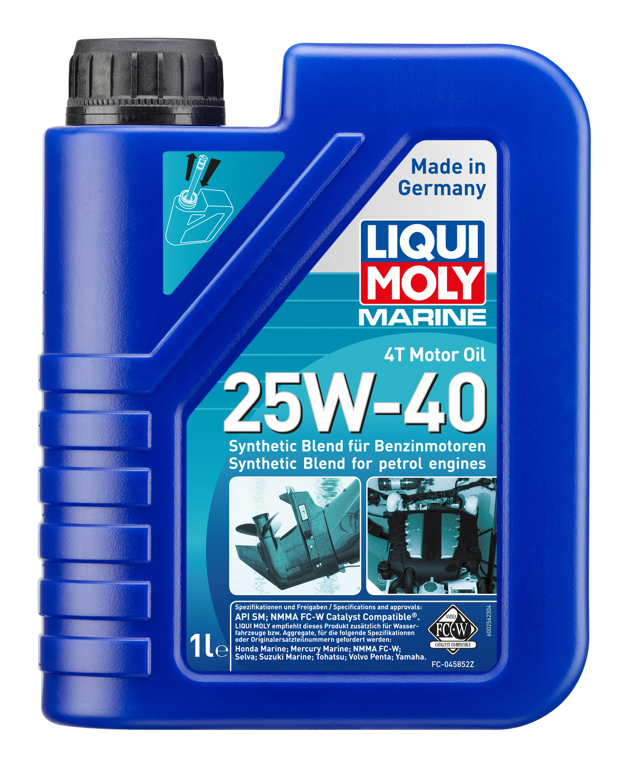 Liqui Moly Marine 4T Motor Oil 25W-40