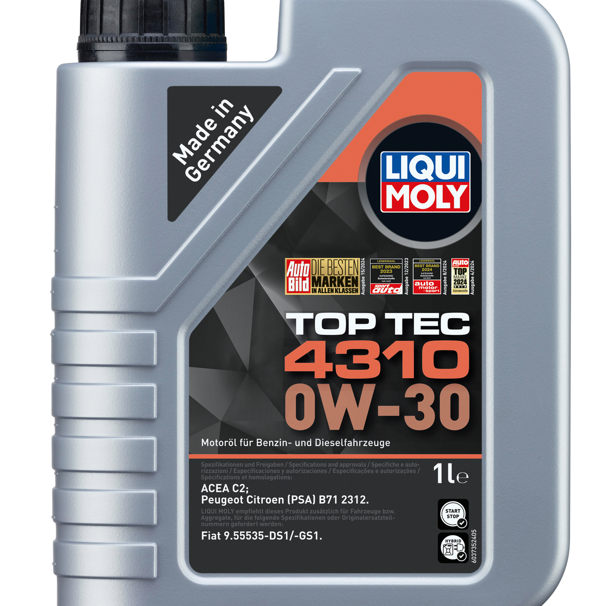LIQUI MOLY TOP TEC 4310 0W-30 6本セット Liqui Moly Top Tec 4310 0W-30 – LIQUI MOLY BRASIL