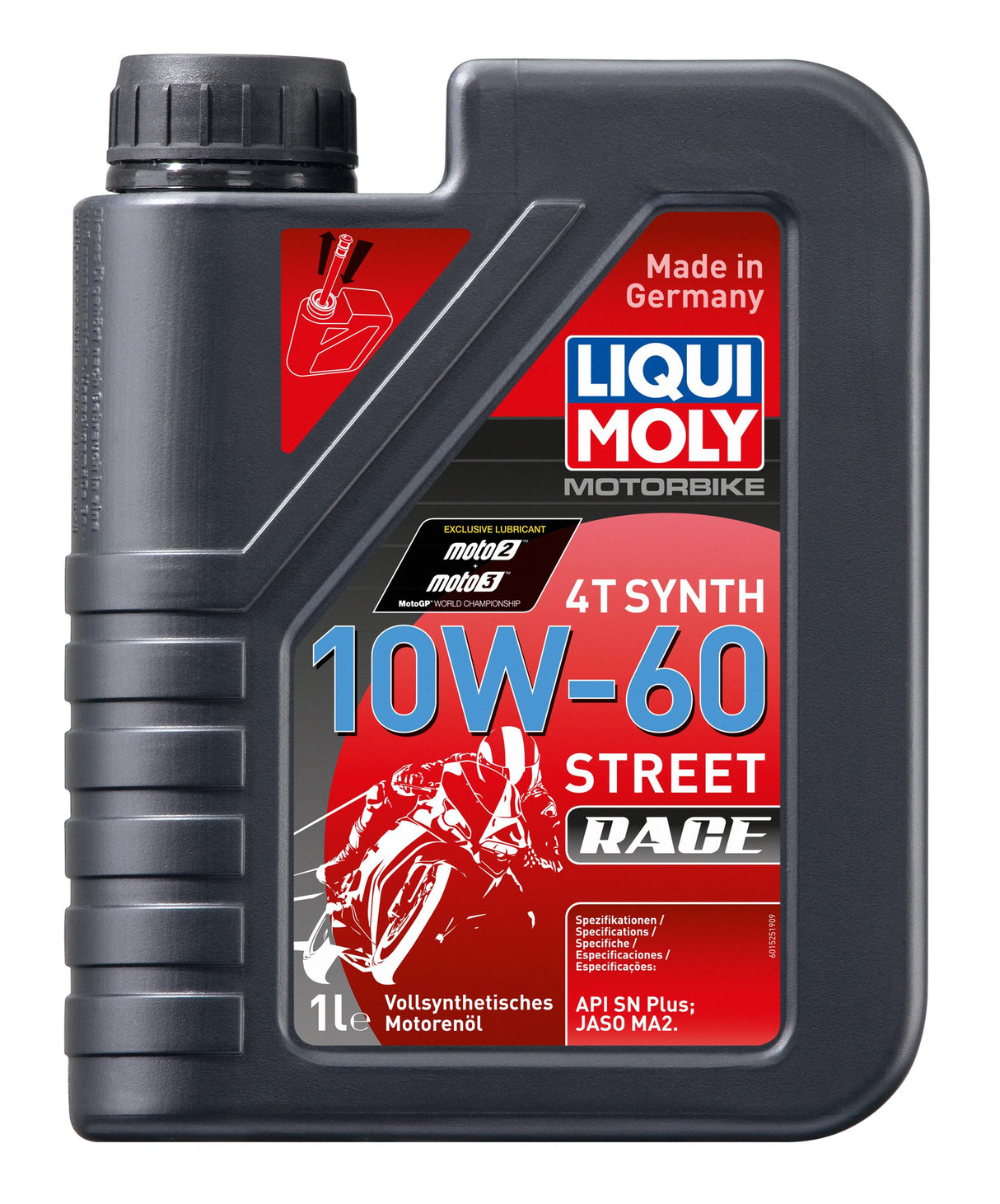 Liqui Moly Motorbike 4T Synth 10W60 Street Race - Liqui Moly Brasil - A No.1 da Alemanha de Lubrificantes e Aditivos