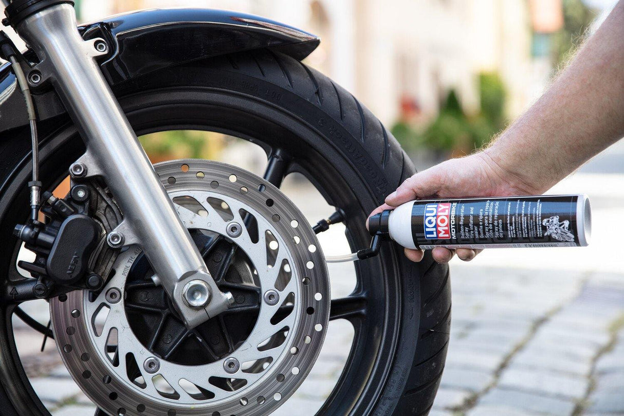 Liqui Moly Motorbike Tire Inflator And Sealer - Liqui Moly Brasil - A No.1 da Alemanha de Lubrificantes e Aditivos