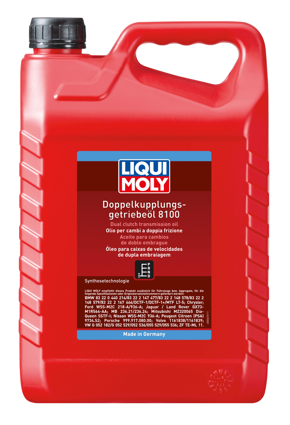Liqui Moly Dual Clutch Transmission Oil 8100 - LIQUI MOLY BRASIL | O Especialista Alemão