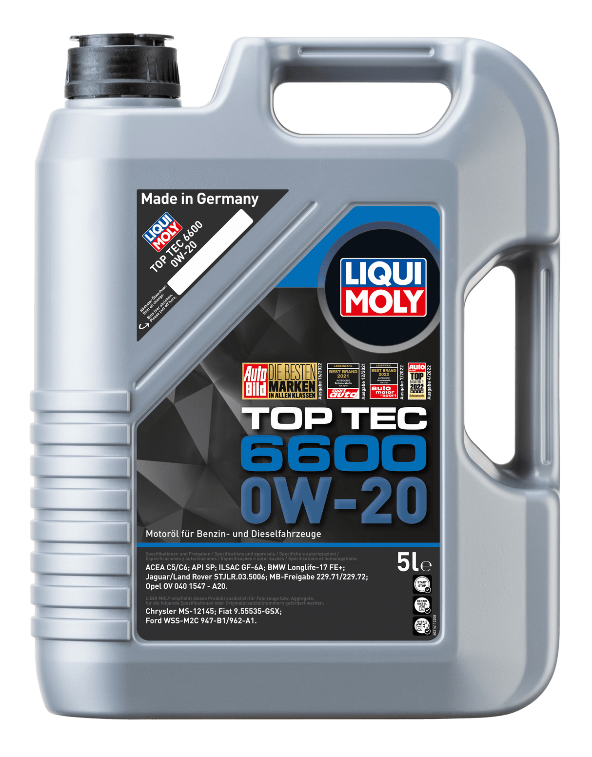 Liqui Moly Top Tec 6600 0W-20 - LIQUI MOLY BRASIL | O Especialista Alemão