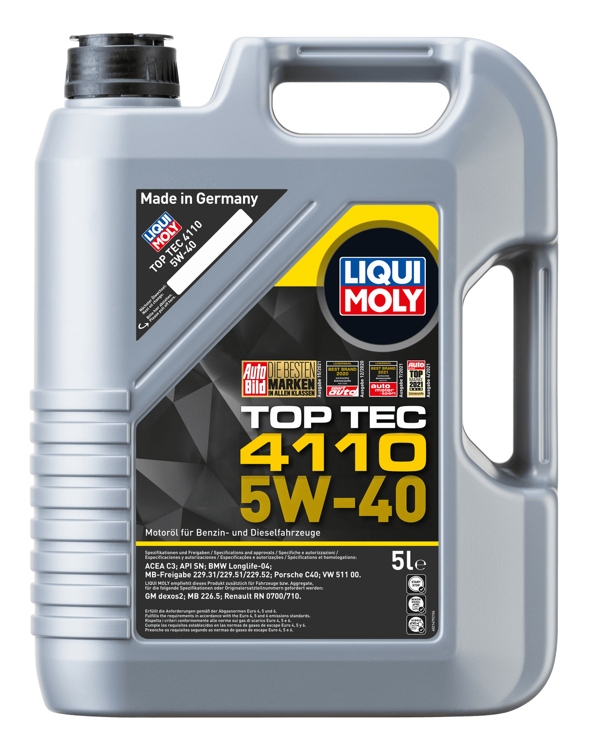 Liqui Moly Top Tec 4110 5W-40 - LIQUI MOLY BRASIL | O Especialista Alemão