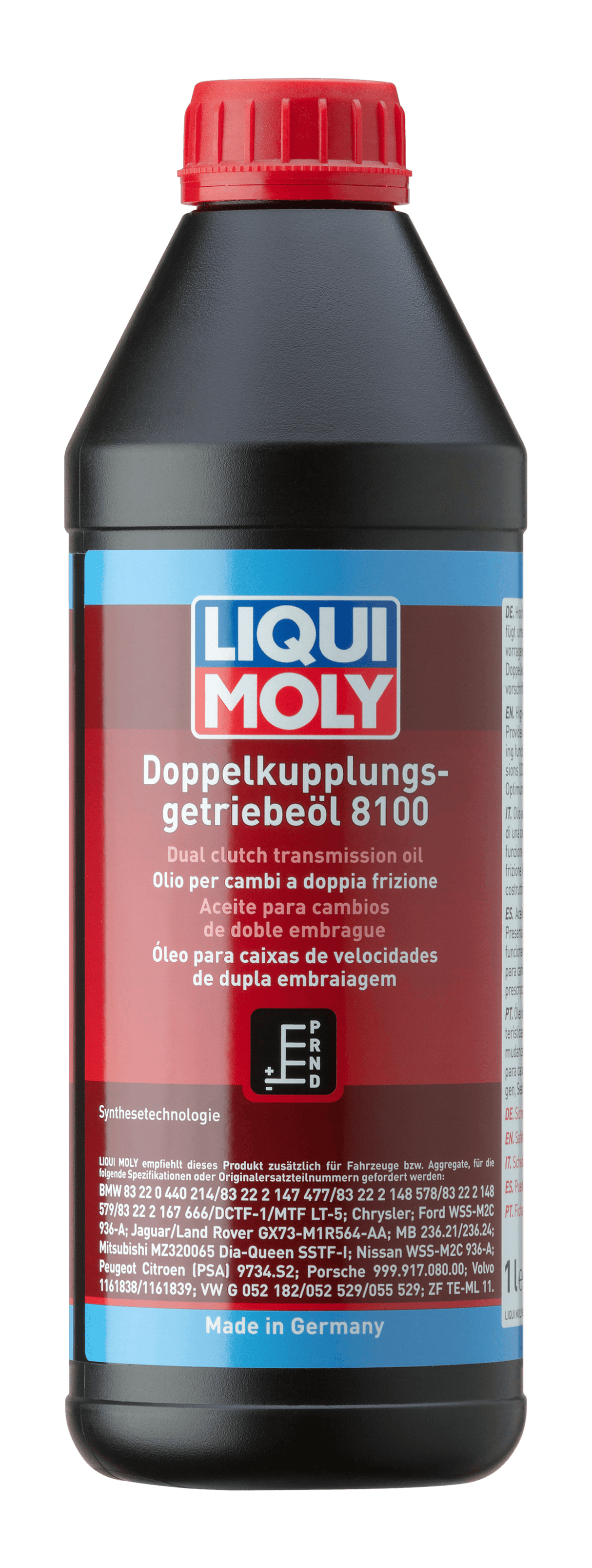Liqui Moly Dual Clutch Transmission Oil 8100 - LIQUI MOLY BRASIL | O Especialista Alemão