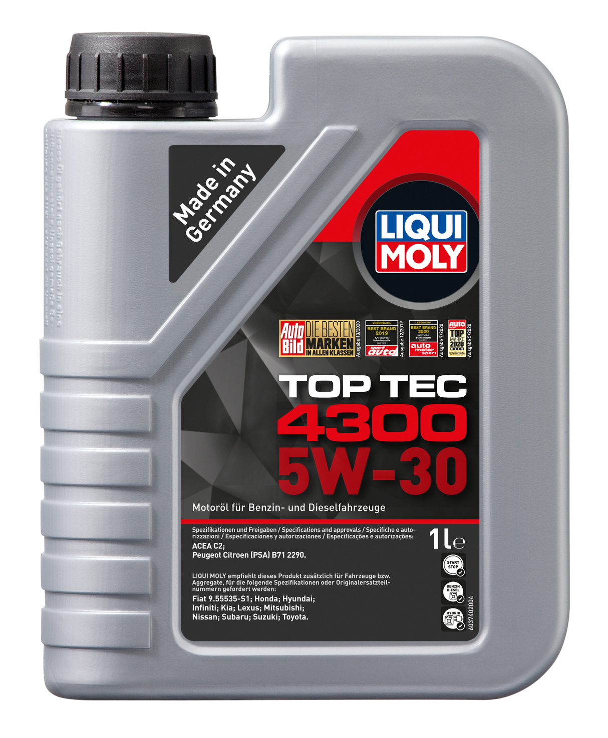 Liqui Moly Top Tec 4300 5W30 - Liqui Moly Brasil - A No.1 da Alemanha de Lubrificantes e Aditivos