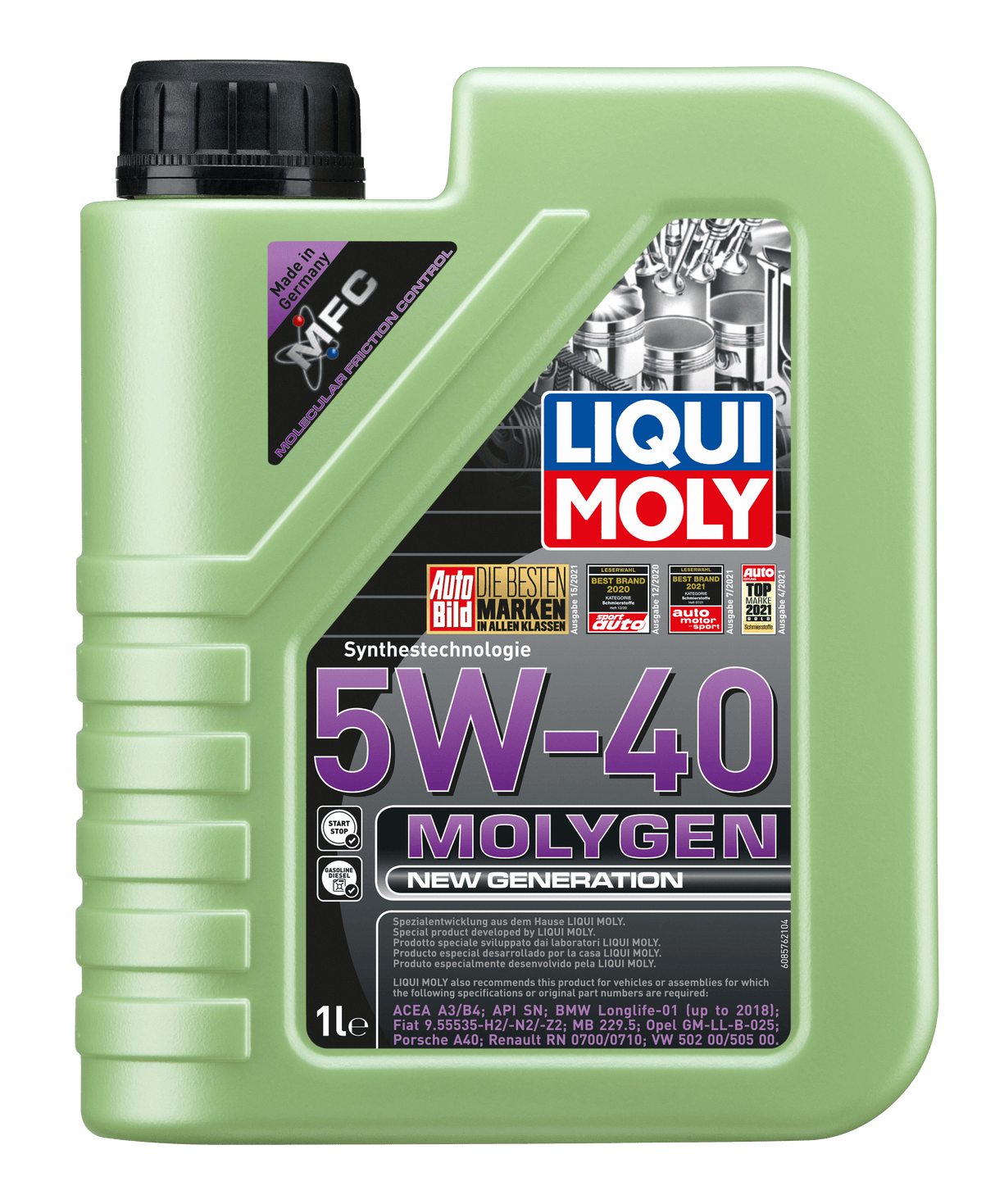 Liqui Moly Molygen 5W-40 - LIQUI MOLY BRASIL | O Especialista Alemão