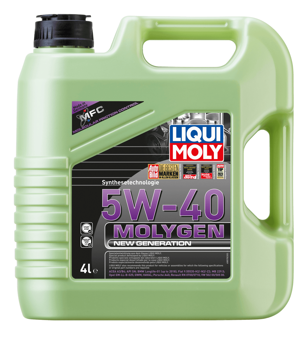 Liqui Moly Molygen 5W-40 - LIQUI MOLY BRASIL | O Especialista Alemão