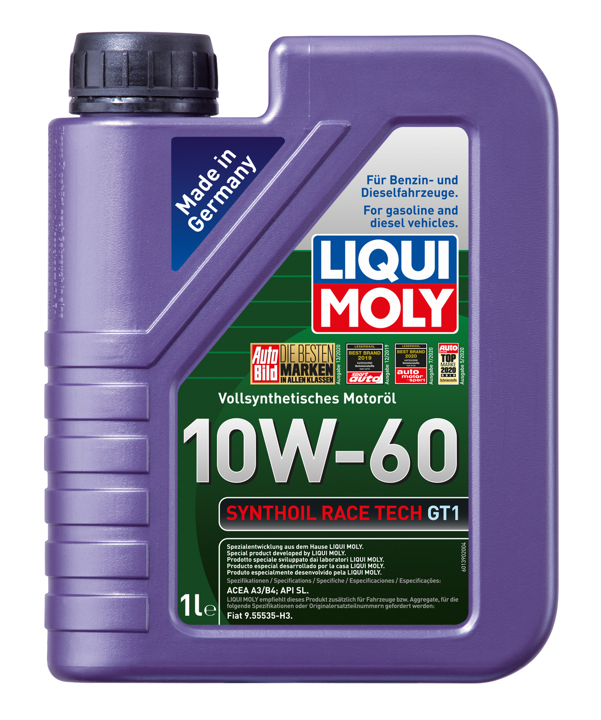 Liqui Moly Synthoil Race Tech GT1 10W-60 - Liqui Moly Brasil - A No.1 da Alemanha de Lubrificantes e Aditivos