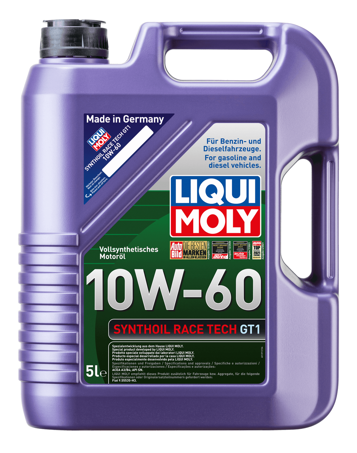Liqui Moly Synthoil Race Tech GT1 10W-60 - LIQUI MOLY BRASIL | O Especialista Alemão
