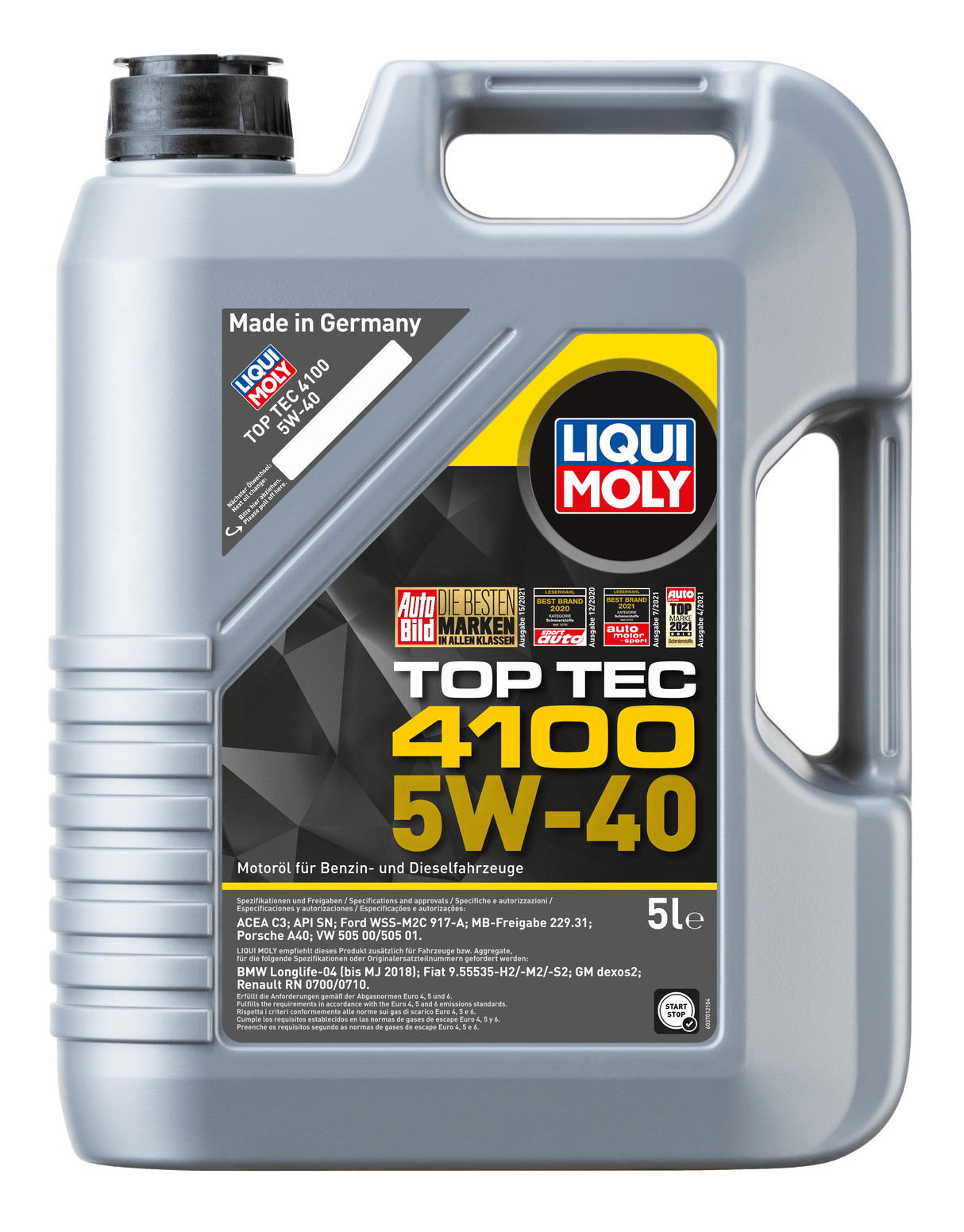 Liqui Moly Top Tec 4100 5W-40 - LIQUI MOLY BRASIL | O Especialista Alemão