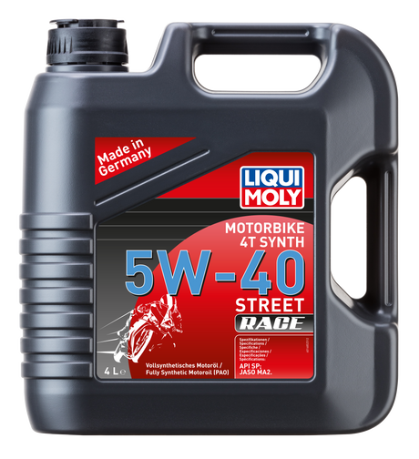 リキモリ ストリートレース 10w-50 1L 3本 Synth Street Race Lubrificante 4T Moto – LIQUI MOLY BRASIL