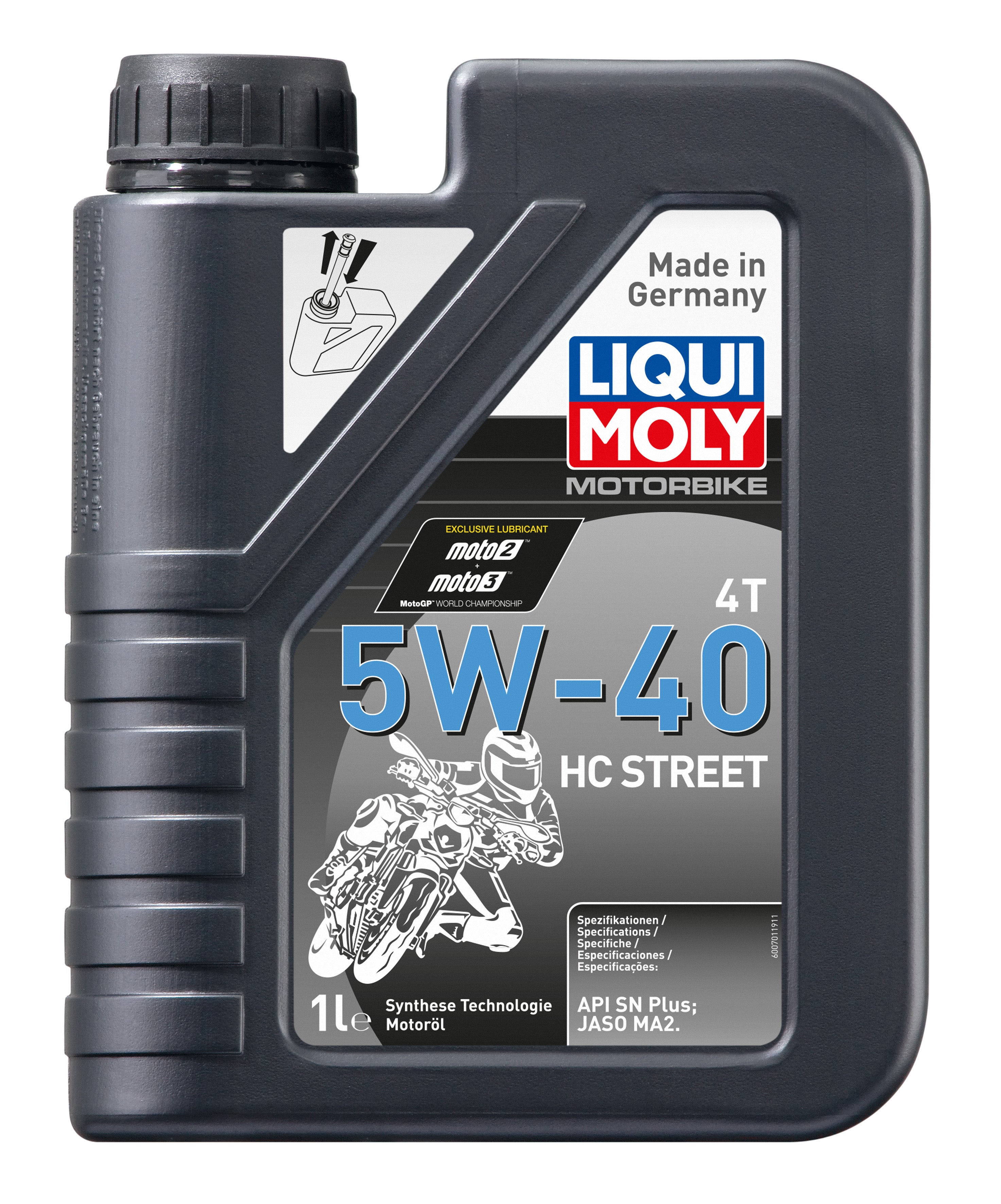 【4L 】 リキモリ バイク用 5W-40 シンセ ストリートレース MOTUL Liqui Moly Motorbike 4T 5W-40 HC Street – LIQUI MOLY BRASIL