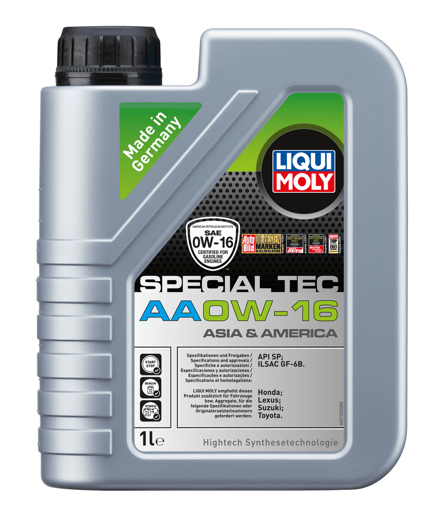 Liqui Moly Special Tec AA 0W-16 - LIQUI MOLY BRASIL | O Especialista Alemão