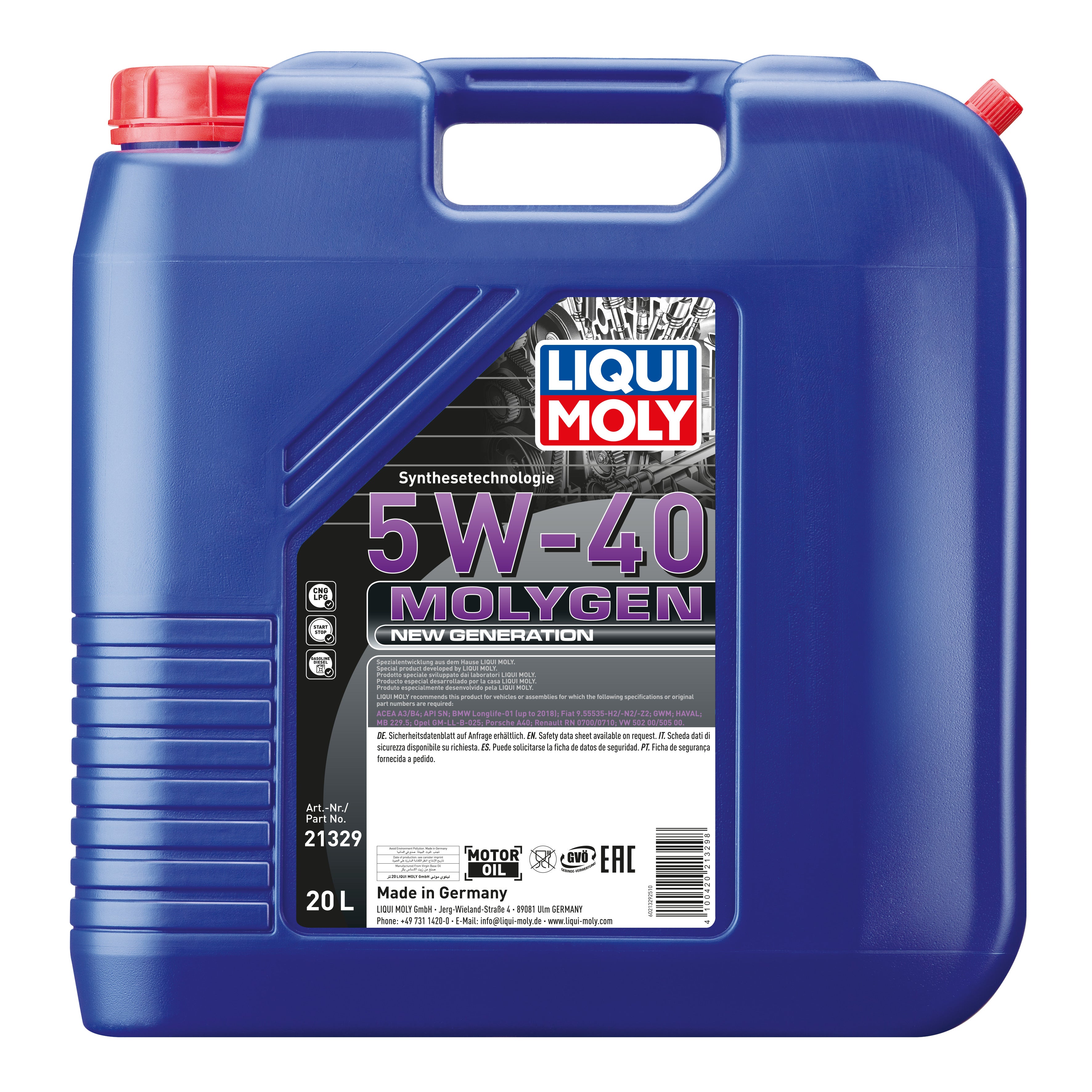 Liqui Moly Molygen 5W-40 – LIQUI MOLY BRASIL