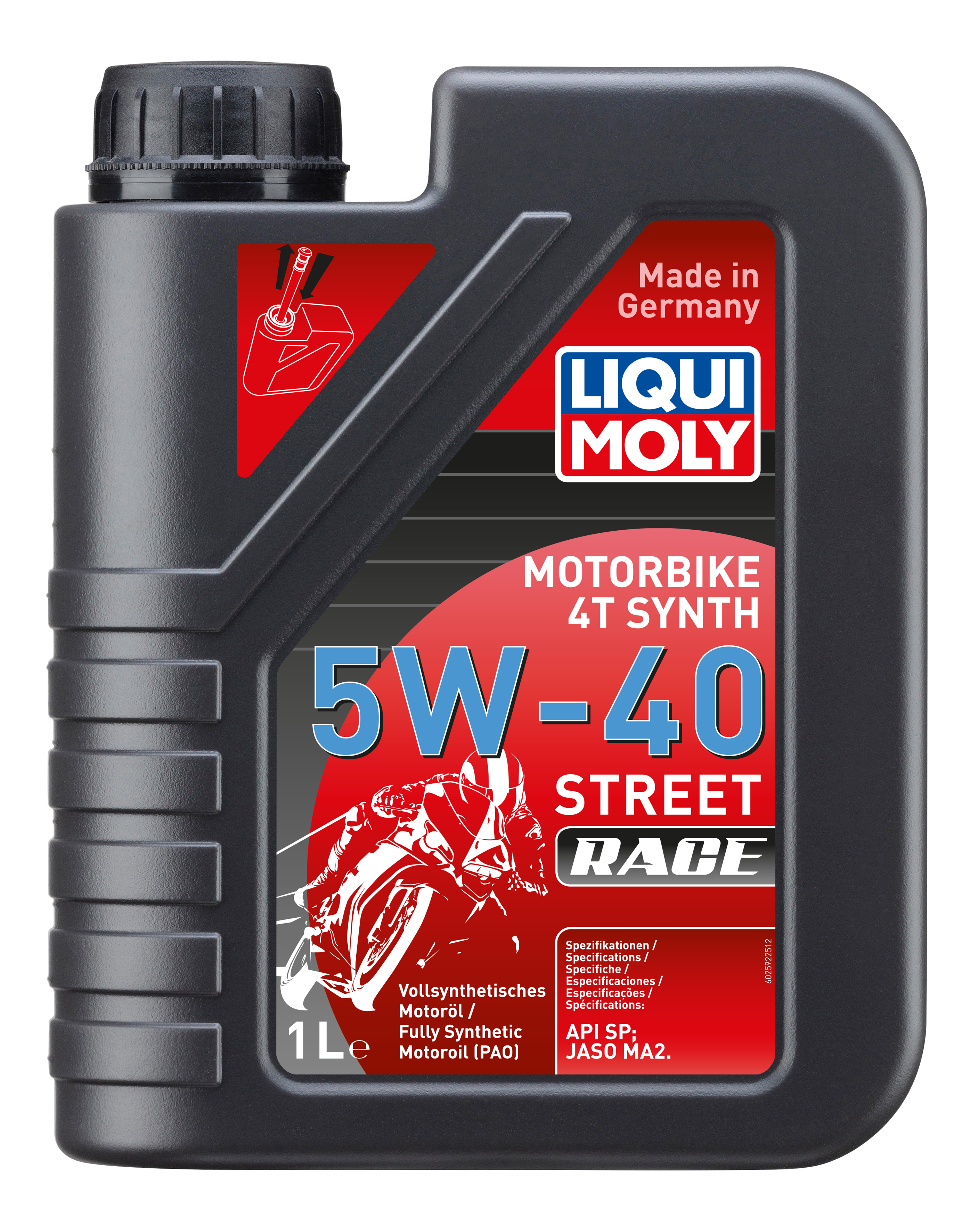 リキモリ バイク用 5W 40 ストリートレース 4L支給品 モチュール オイル Liqui Moly Motorbike 4T Synth 5W40 Street Race – LIQUI MOLY BRASIL