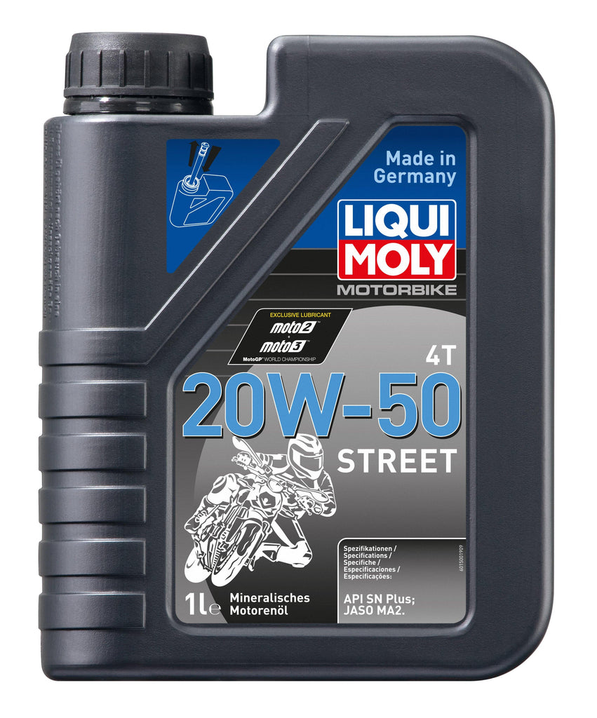 Liqui Moly Motorbike 4T 20W50 Street - Liqui Moly Brasil - A No.1 da Alemanha de Lubrificantes e Aditivos