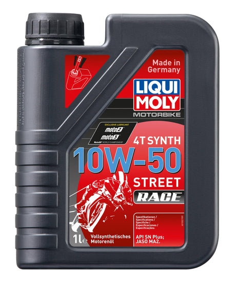 Liqui Moly Motorbike 4T Synth 10W50 Street Race - Liqui Moly Brasil - A No.1 da Alemanha de Lubrificantes e Aditivos