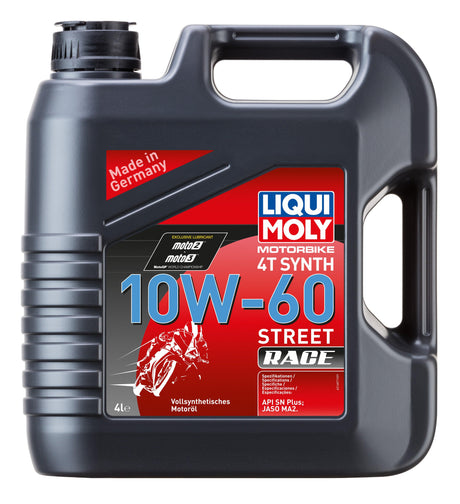 Liqui Moly Motorbike 4T Synth 10W60 Street Race - LIQUI MOLY BRASIL | O Especialista Alemão
