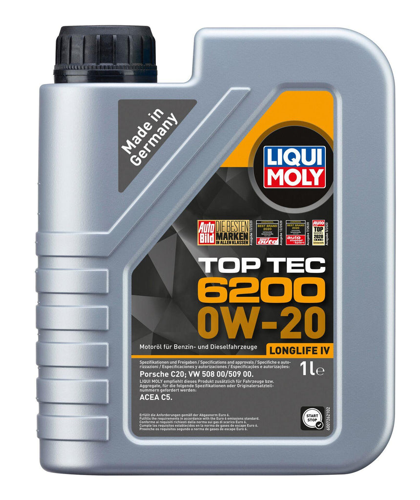 Liqui Moly Top Tec 6200 0W20 - Liqui Moly Brasil - A No.1 da Alemanha de Lubrificantes e Aditivos
