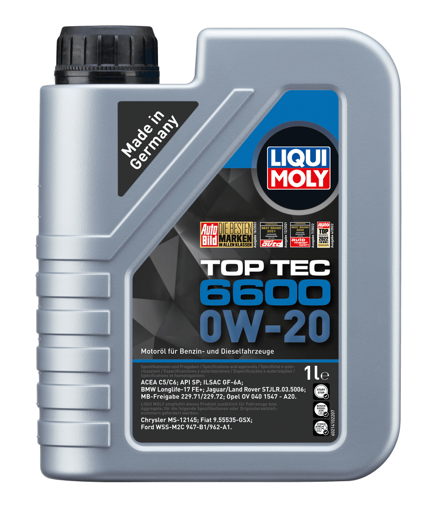 Liqui Moly Top Tec 6600 0W-20 - LIQUI MOLY BRASIL | O Especialista Alemão