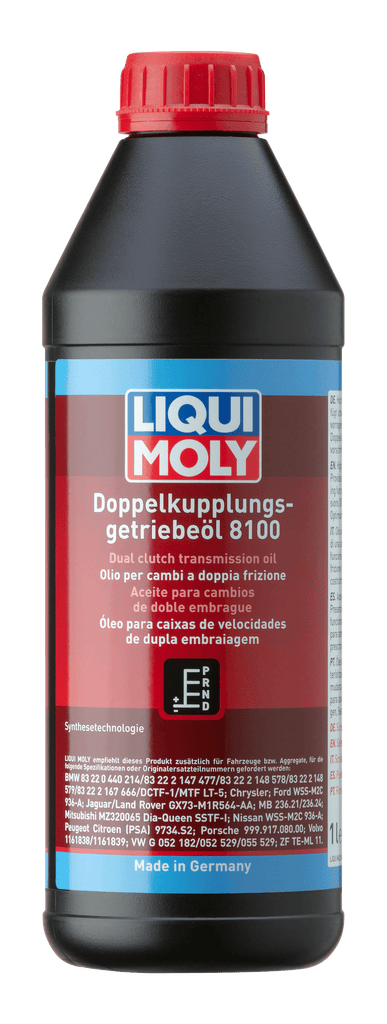 Liqui Moly Dual Clutch Transmission Oil 8100 - LIQUI MOLY BRASIL | O Especialista Alemão