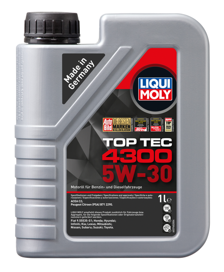 Liqui Moly Top Tec 4300 5W30 - Liqui Moly Brasil - A No.1 da Alemanha de Lubrificantes e Aditivos