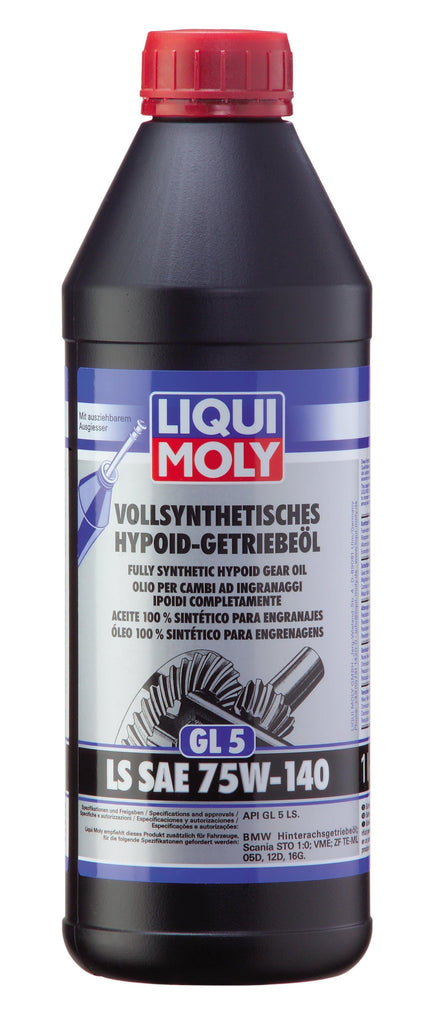 Liqui Moly F. Synthetic Gear Oil (GL5) LS 75W-140 - LIQUI MOLY BRASIL | O Especialista Alemão
