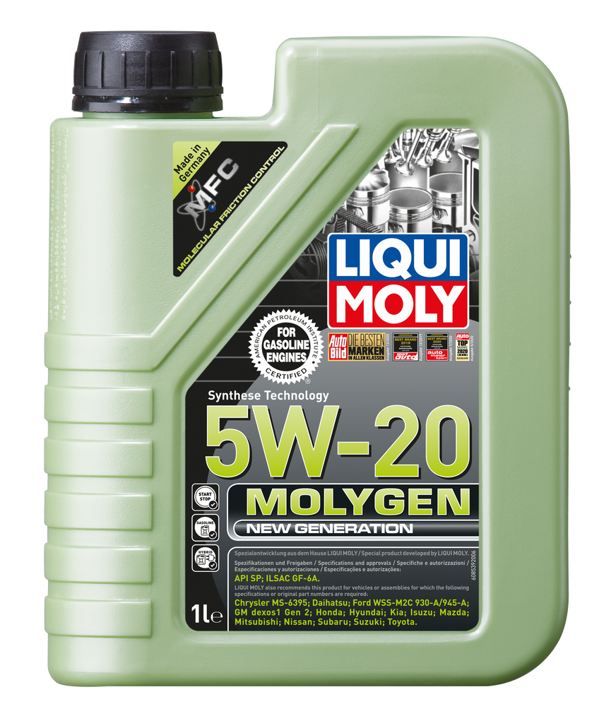 Liqui Moly Molygen 5W20 - Liqui Moly Brasil - A No.1 da Alemanha de Lubrificantes e Aditivos