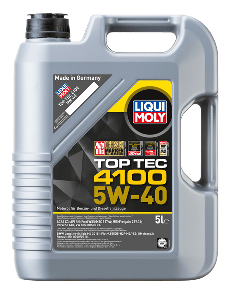 Liqui Moly Top Tec 4100 5W-40 - LIQUI MOLY BRASIL | O Especialista Alemão